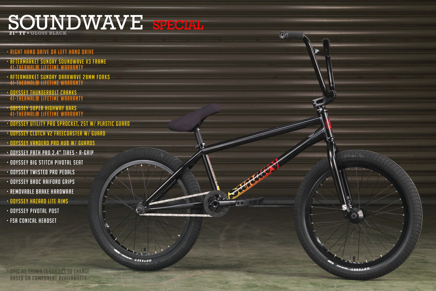 SUNDAY 20" Soundwave Special 2023 Bike