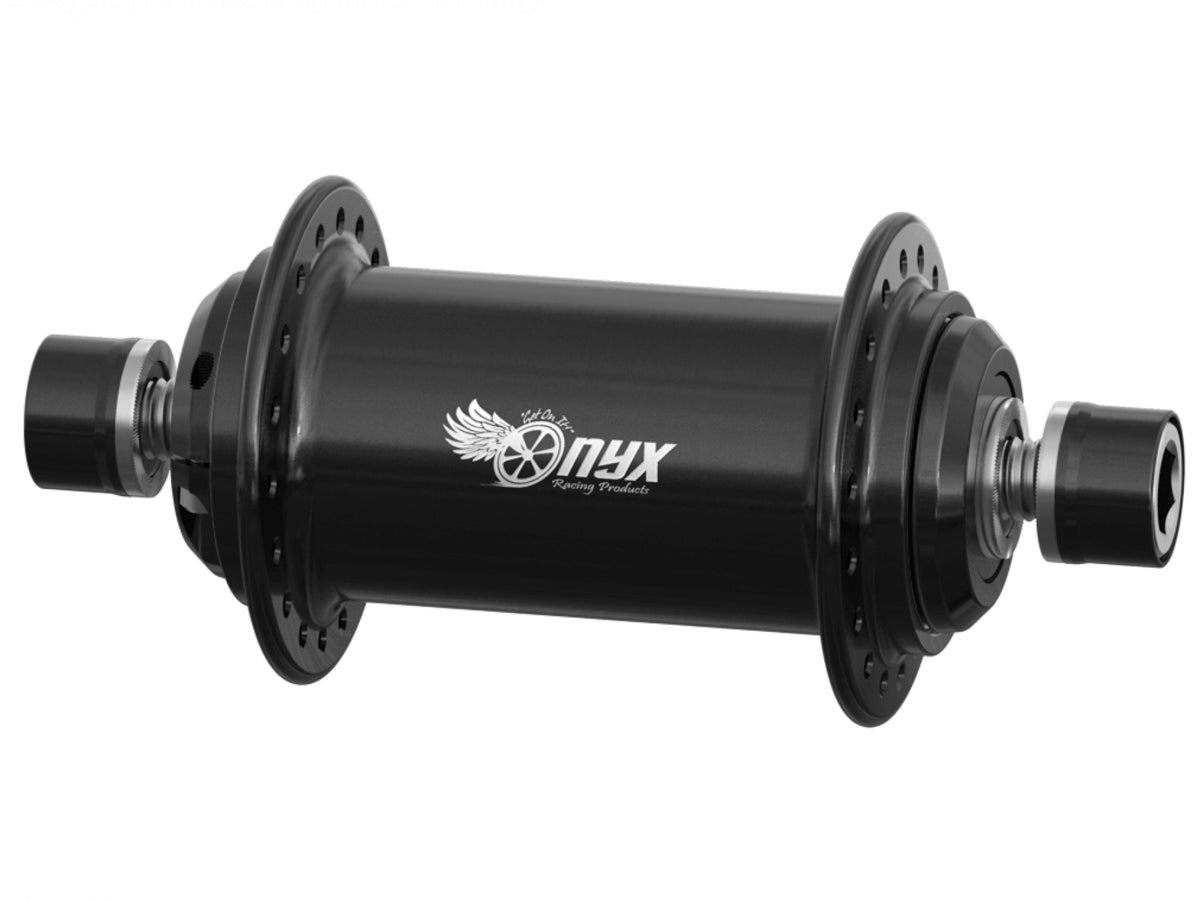 ONYX Front Hubs (Black) – Tsquared bike co - Main Image